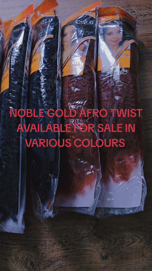 Noble Gold Afro Twist (Various Colours)
