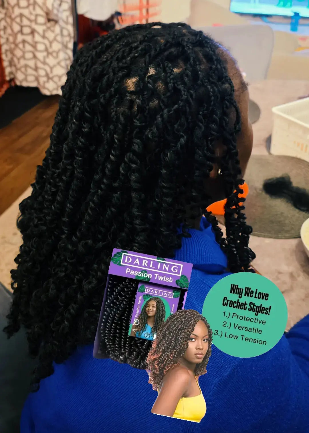 Darling Passion Twist Braiding Hair – 30 Inch