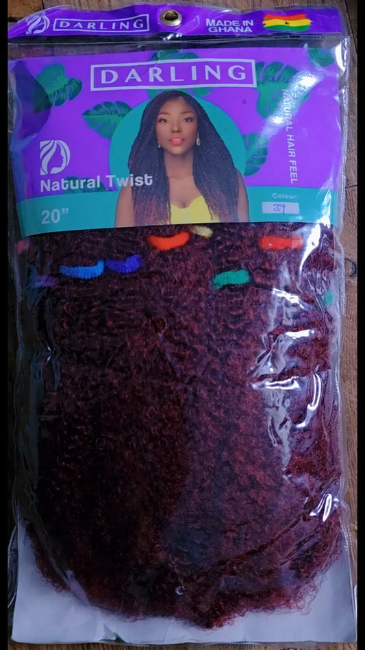 Darling Natural Twist 20 Inch (Various Colours)