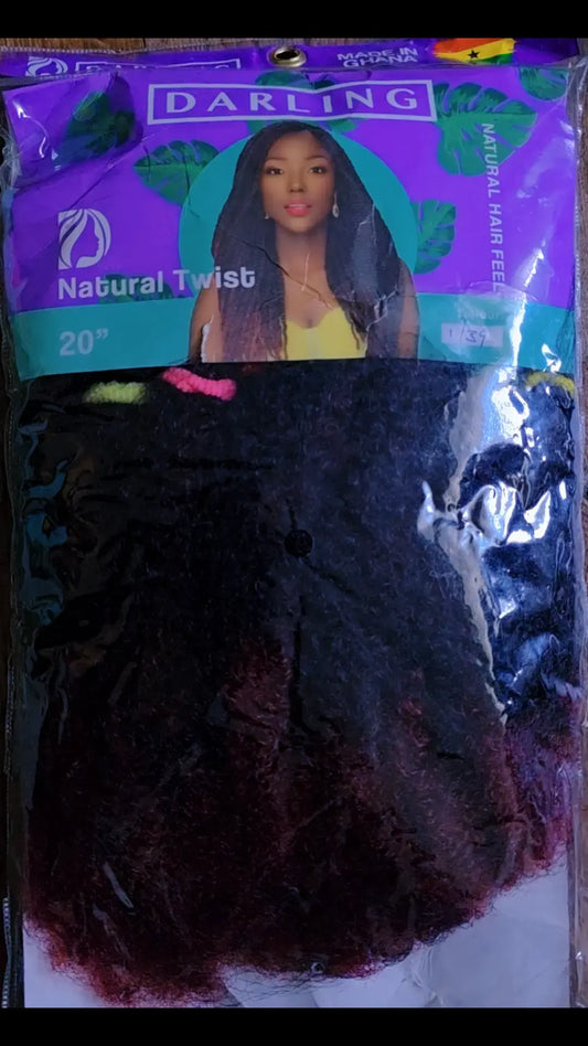 Darling Natural Twist 20 Inch (Various Colours)