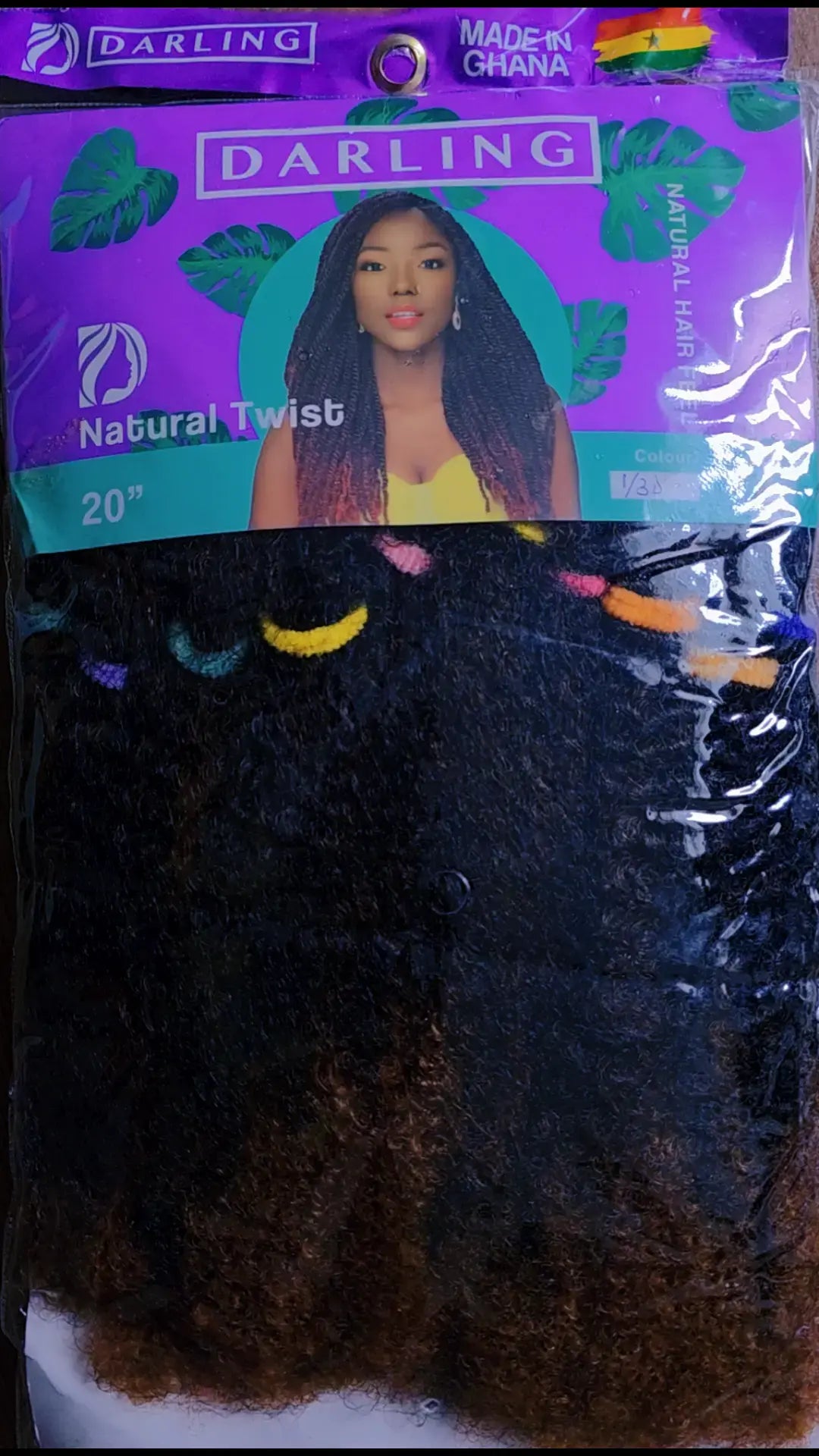 Darling Natural Twist 20 Inch (Various Colours)